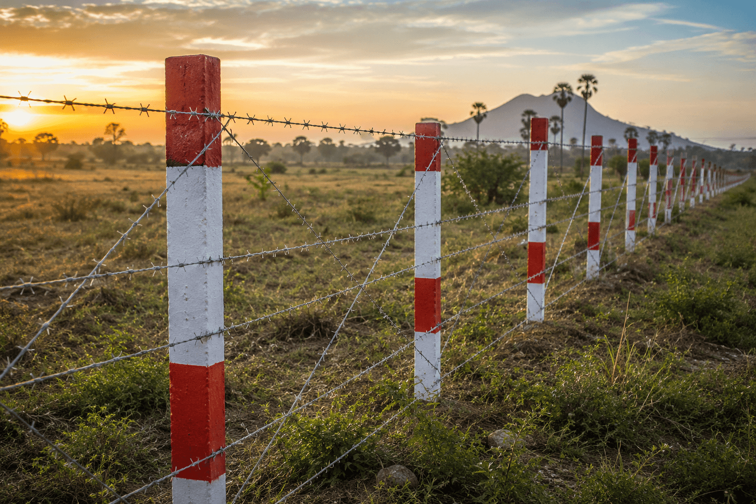Barbed Wire Fencing