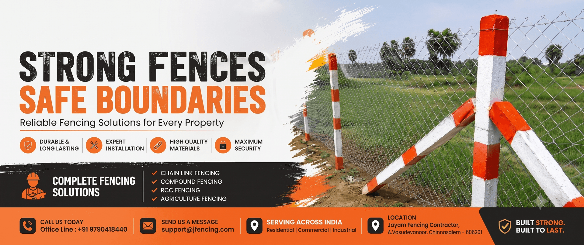 Fencing Contractors in Theni